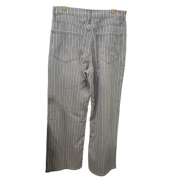 NEW Mother high-waisted spinner zip skimp lined up wide-leg jeans size 30 - Picture 5 of 8